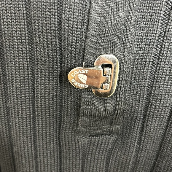 GREEN COAST Yachting Outfits Henley Sweater Italy Wool Blend Sz. Large (54) - Picture 5 of 15